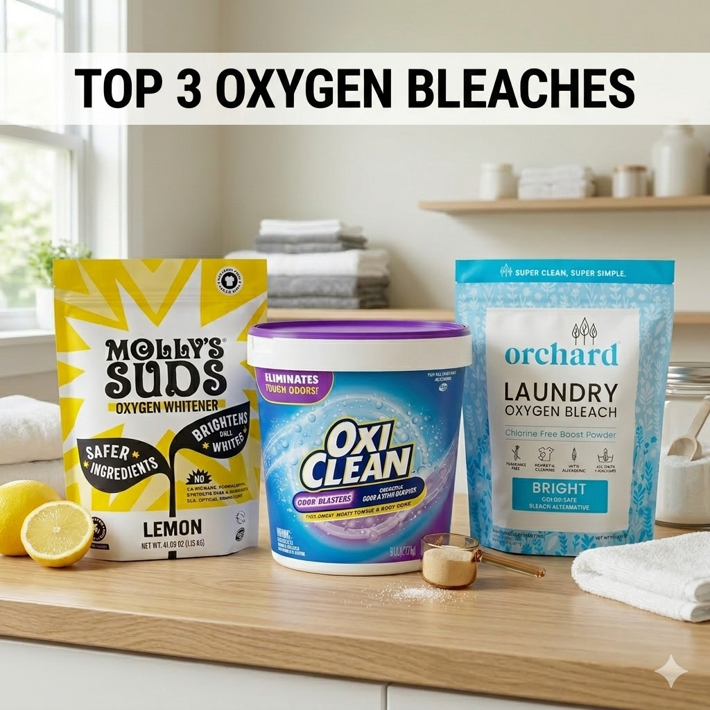 Top 3 Oxygen Bleaches