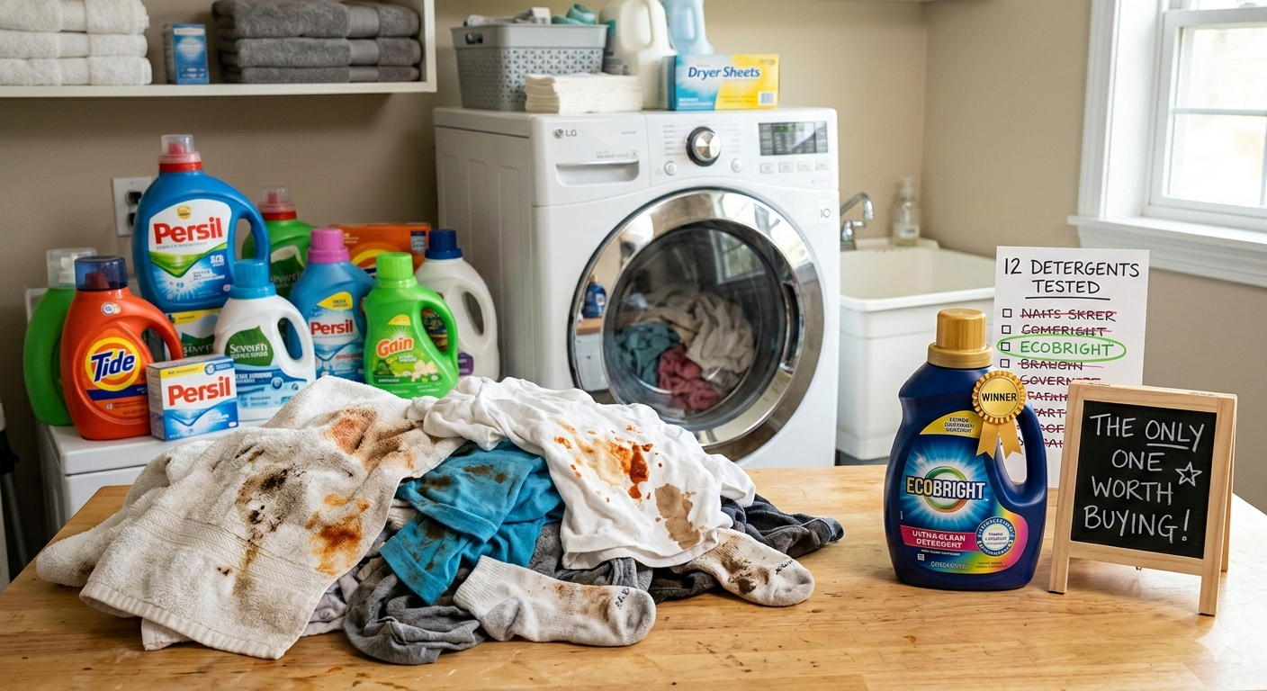 We Tested 12 Laundry Detergents